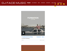 Tablet Screenshot of djfacemusic.com